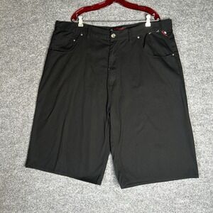 Enyce Y2k Mens Baggy Shorts Size 46 Black Streetwear